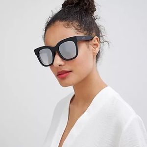 Quay matte black Sagano sunglasses